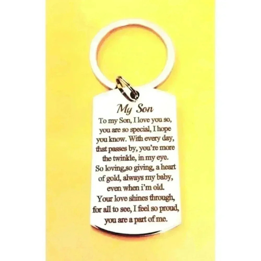 To My SON I love You So ..... Keychain